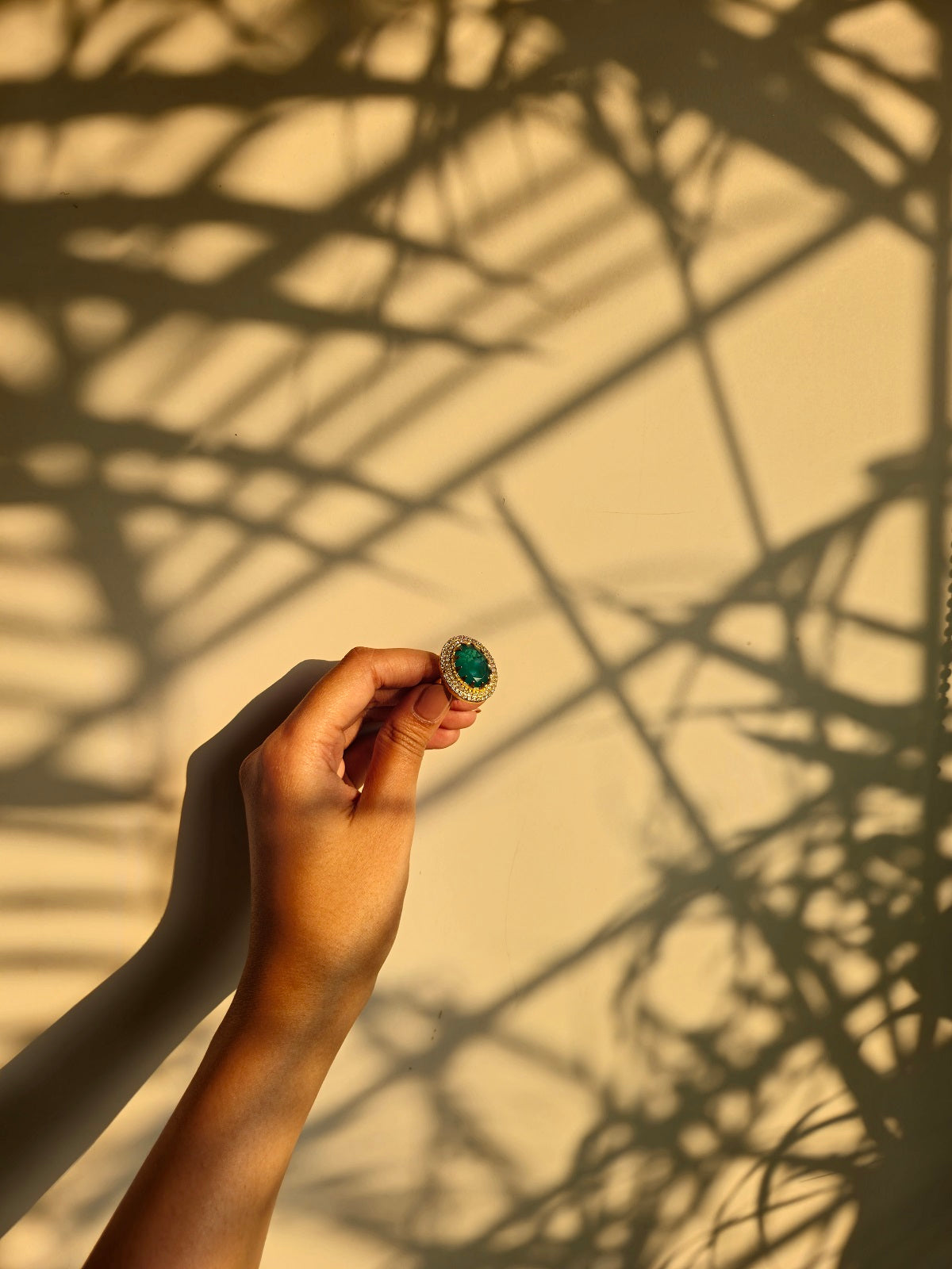 Emerald Oval Ring