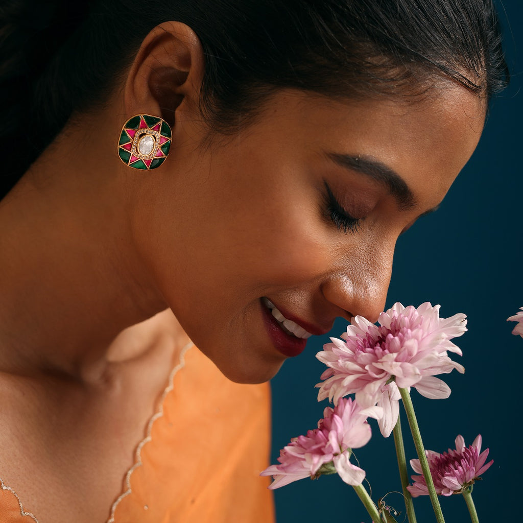 Colourful Geometry Earrings