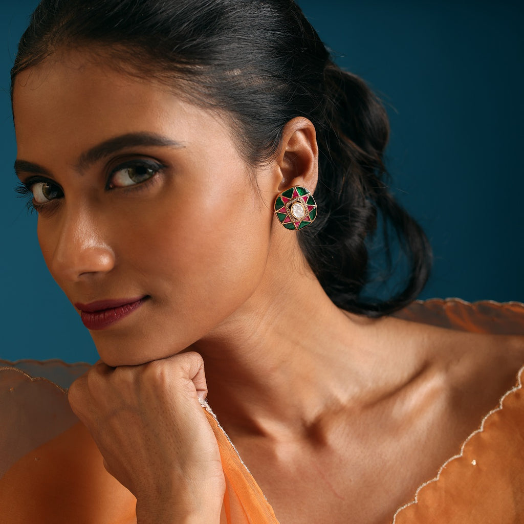 Colourful Geometry Earrings