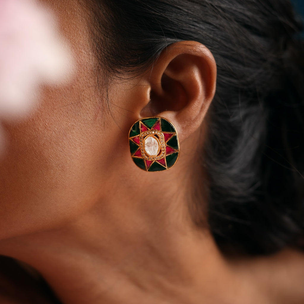 Colourful Geometry Earrings