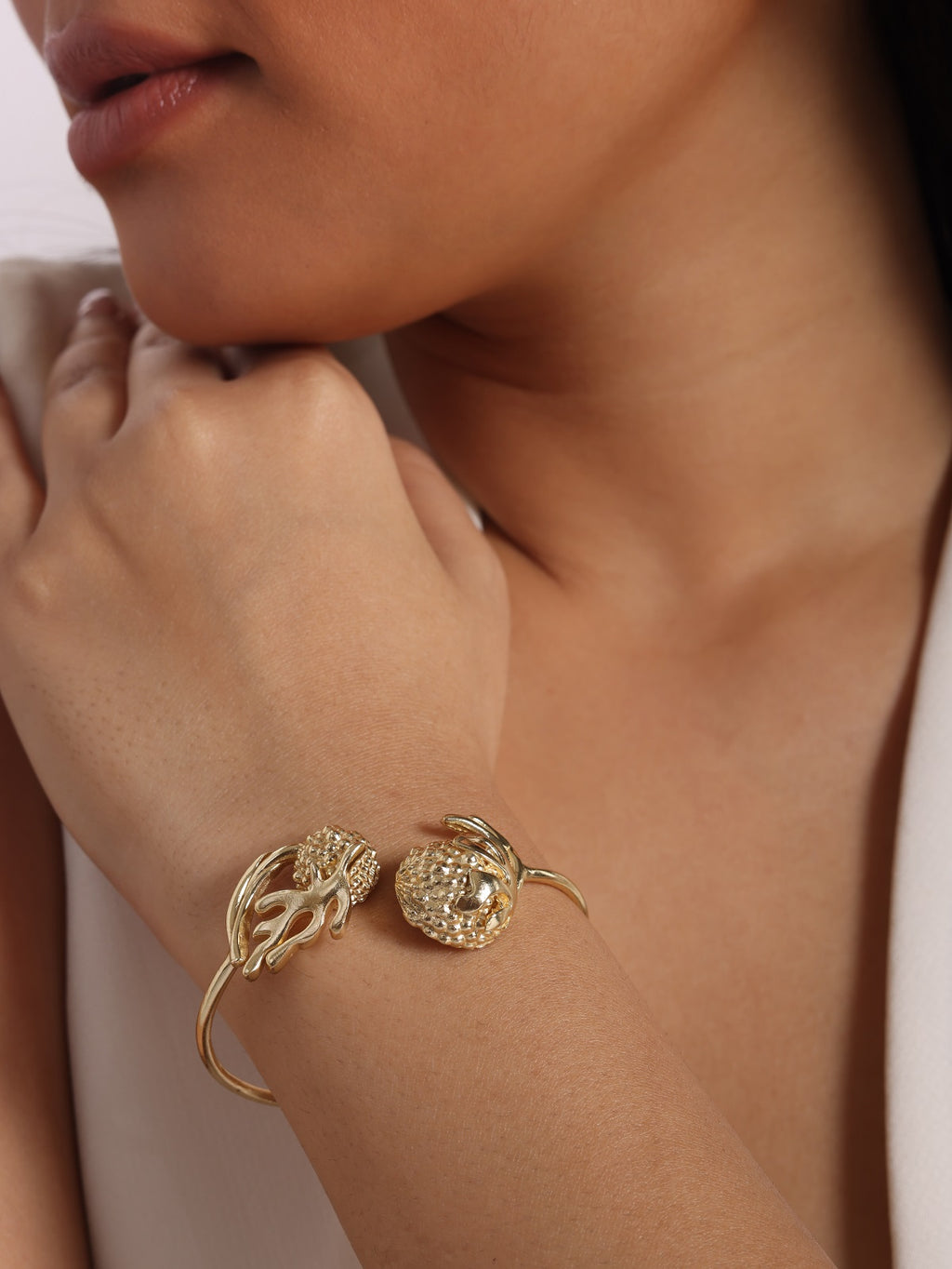 Golden Reef Open-Ended Bracelet