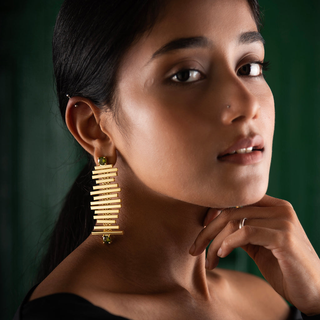 Ladder Stone Earrings