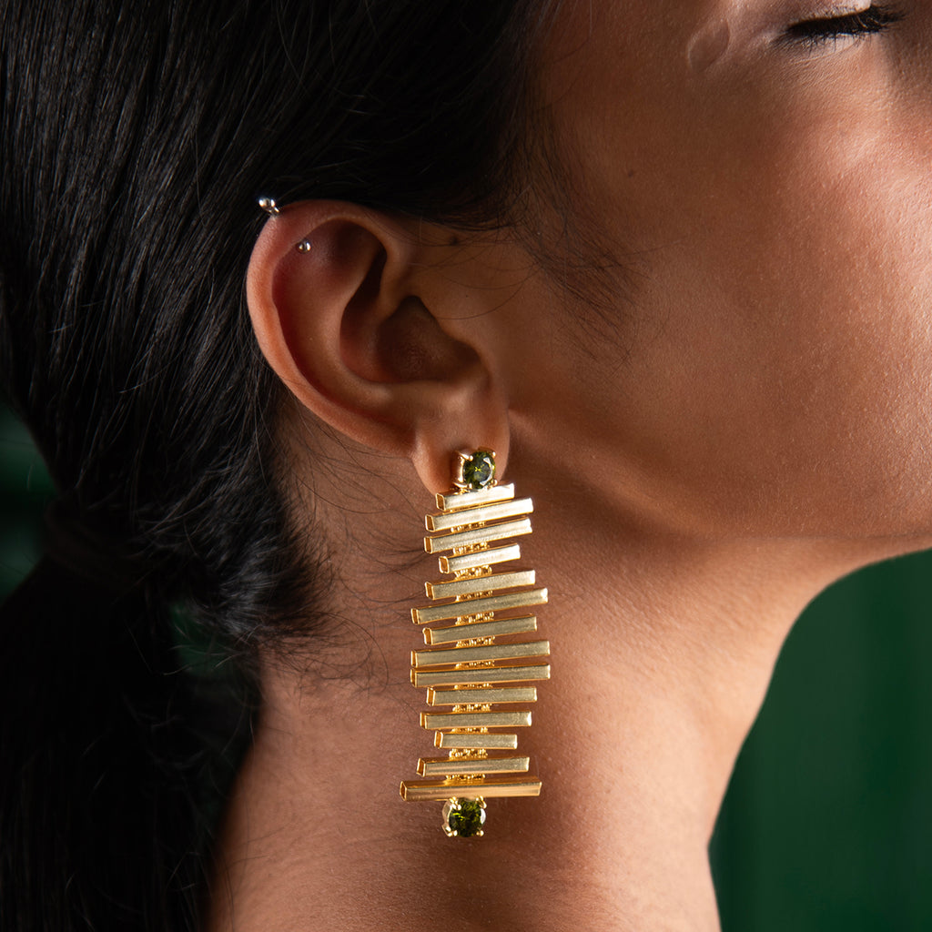 Ladder Stone Earrings